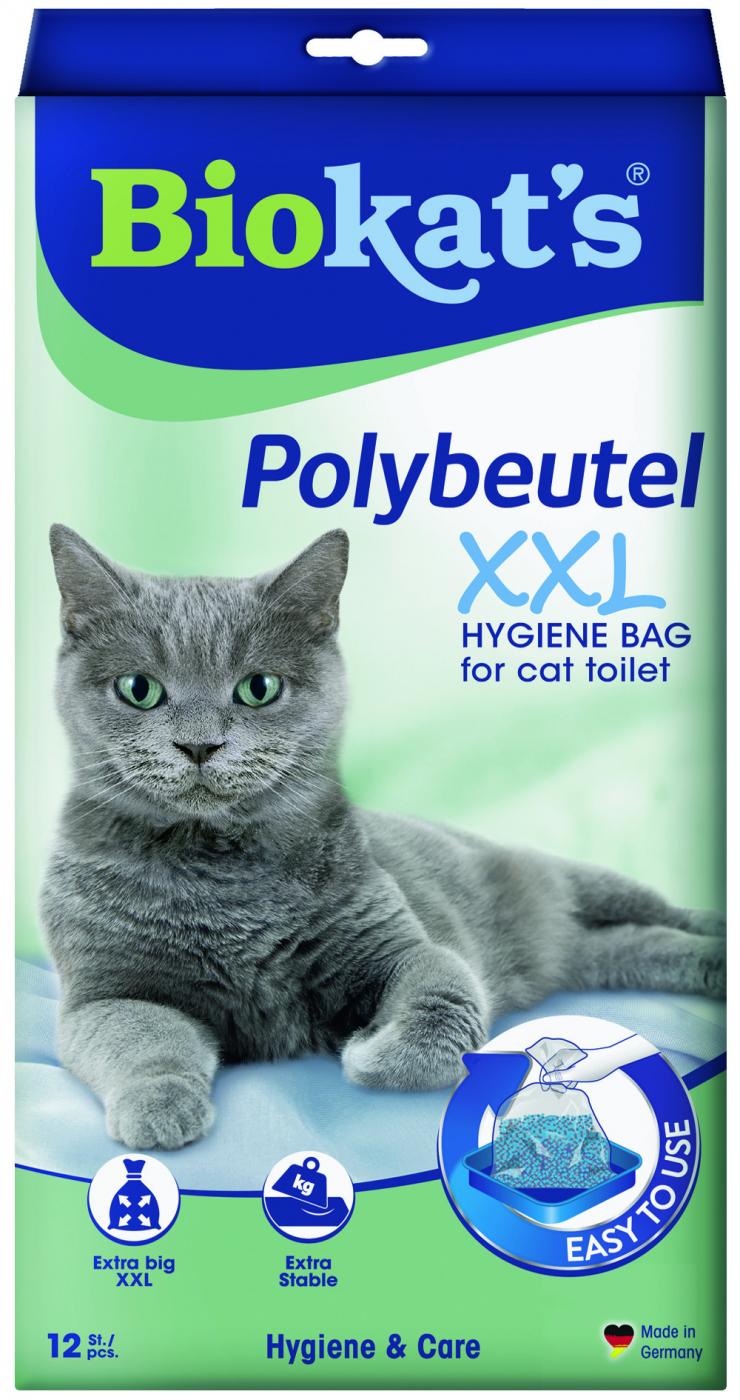 Biokat’s Polybeutel XXL 12st – hygiënezakken voor het schoonmaken van de kattenbak