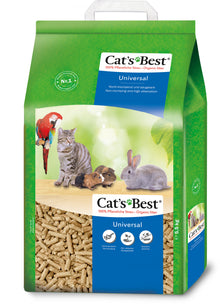 Cat’s Best Universal Bodembedekking 10L – plantaardige bodembedekking voor katten en kleine huisdieren