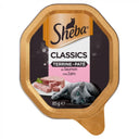 Sheba Classic Paté Zalm 85gr – nat kattenvoer met zachte paté en zalm voor volwassen katten