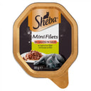 Sheba Mini Filets Konijn & Wild 85gr – nat kattenvoer met malse vleesreepjes in saus