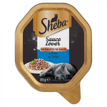 Sheba Sauce Lover Tonijn 85gr – natvoer voor katten met tonijn en extra saus