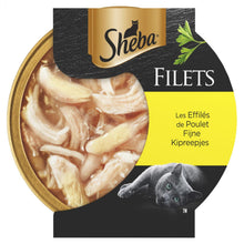 Sheba Filets Kipfilet Stukjes in Saus 60gr – aanvullende kattenvoeding met 37% kipfilet