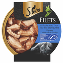 Sheba Filets Kip & Tonijn in Saus 60gr – aanvullende kattenvoeding met kipfilet en tonijn