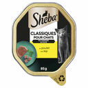 Sheba Classic Paté Kip 85gr – natvoer voor volwassen katten met zachte paté