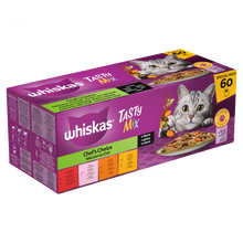 Whiskas Selectie van de Chef in saus 60x85gr maaltijdzakjes kattenvoer
