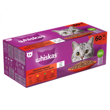 Whiskas Adult 1+ Classic Selectie in gelei 60x85gr maaltijdzakjes kattenvoer