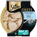 Sheba Filets Witvis 60gr – kattenvoer met ASC-witvisfilet en malse filets in saus