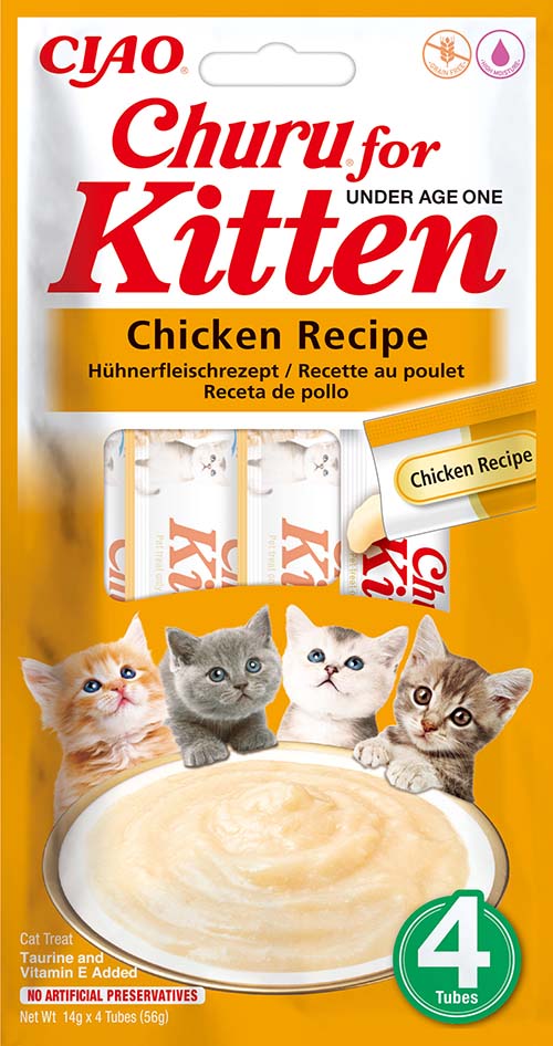 Inaba Ciao Churu Kitten Kip – 4 x 14 g