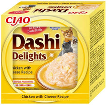 Inaba Dashi Delights Kip met Kaas kattensnack 70 g bakje voorkant