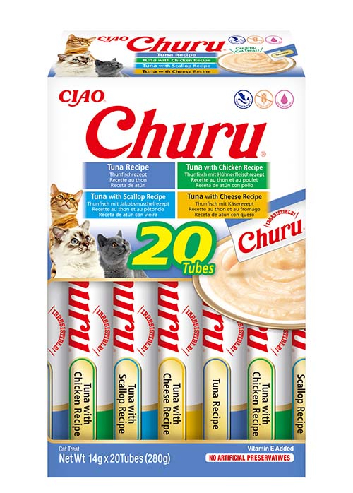 Inaba Ciao Churu Multipack Tonijn – 20 x 14 g