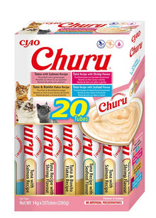 Inaba Ciao Churu Multipack Tonijn & zeevruchten – 20 x 14 g