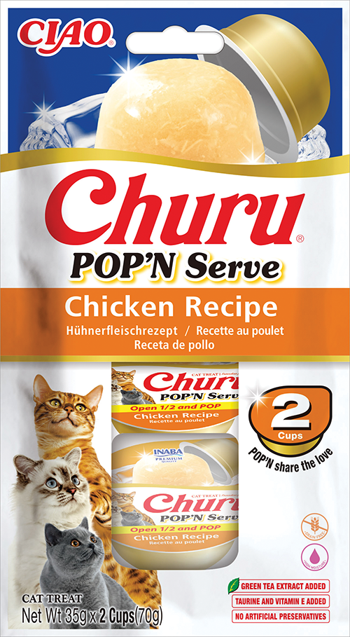 Inaba Ciao Churu Pop’n Serve Kip – 2 x 35 g