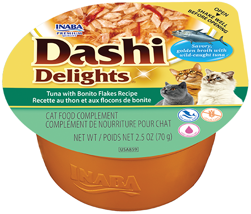Inaba Ciao Dashi Delights bouillon tonijn & bonitovlokken 70 g verpakking