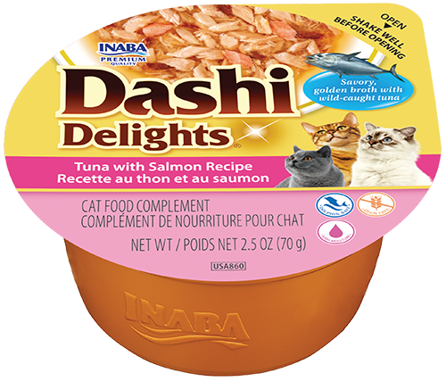 Inaba Ciao Dashi Delights bouillon tonijn & zalm 70 g verpakking