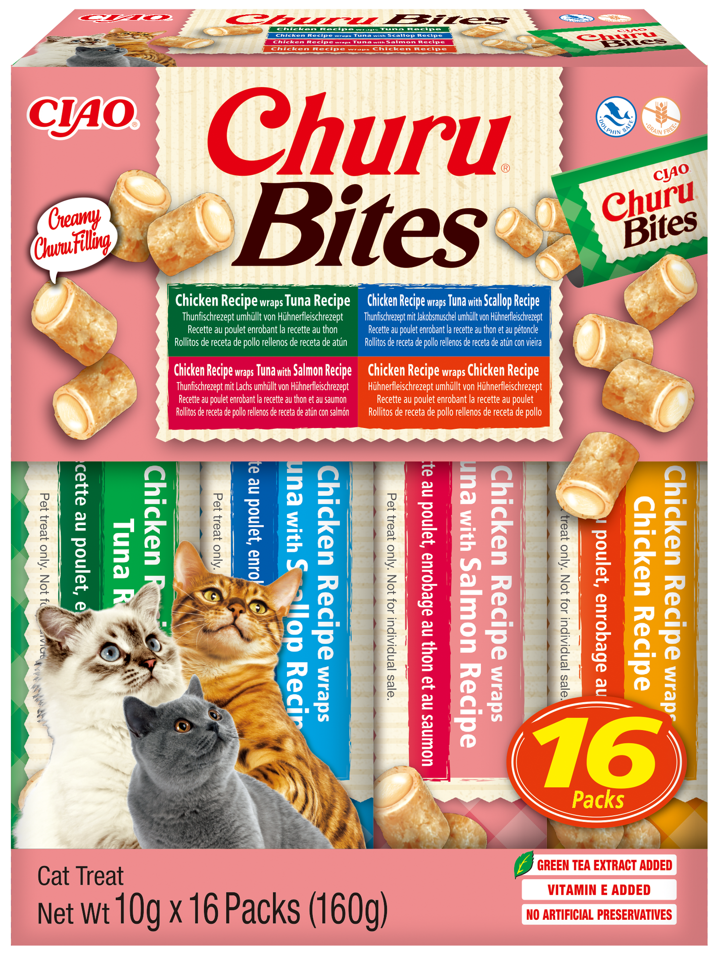 Inaba Ciao Churu Bites Multipack Kip – 16 x 10 g
