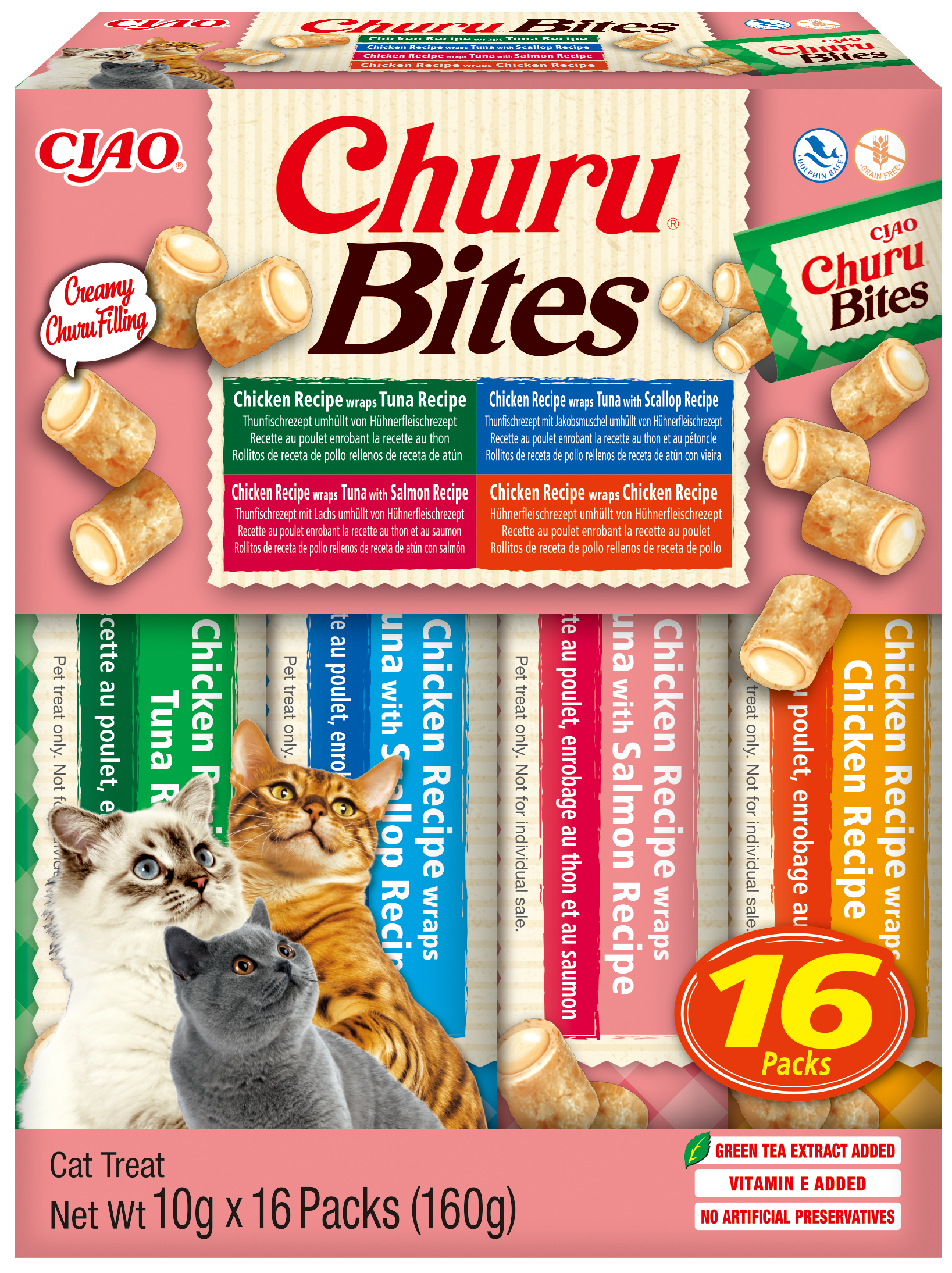 Inaba Ciao Churu Bites Multipack Kip – 16 x 10 g