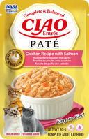 Inaba Ciao Entrée Paté Kip & Zalm – Nat Kattenvoer – 40 g