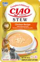 Inaba Ciao Entrée Stoofpotje Kip – Nat Kattenvoer – 40 g