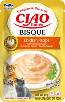 Inaba Ciao Entrée Bisque Kip – Nat Kattenvoer – 40 g
