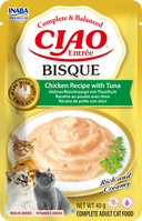 Inaba Ciao Entrée Bisque Kip & Tonijn – Nat Kattenvoer – 40 g