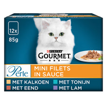 Gourmet Perle Mini Filets in saus – nat kattenvoer 12x85g