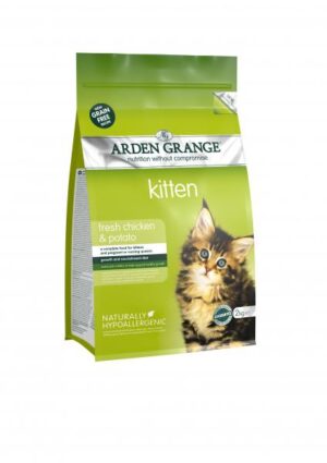 Arden Grange Kitten Kip & Aardappel Graanvrij – Droog Kattenvoer – 2 kg