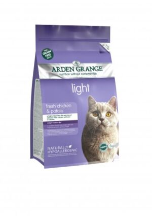 Arden Grange Light Kip & Aardappel Graanvrij – Droog Kattenvoer – 2 kg