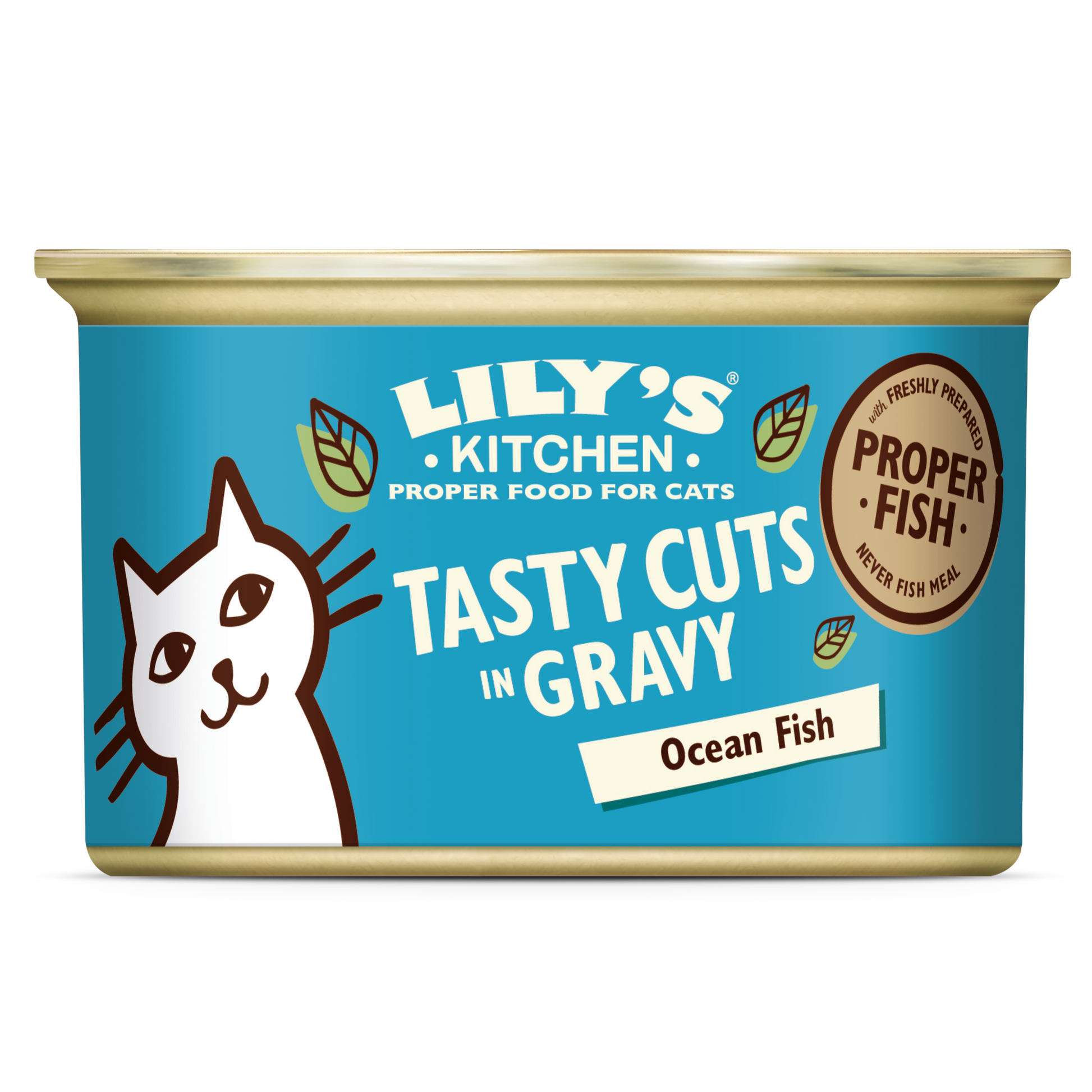 Lily's Kitchen Tasty Cuts in Saus Oceaanvis in Blik – Natvoer – 85 g