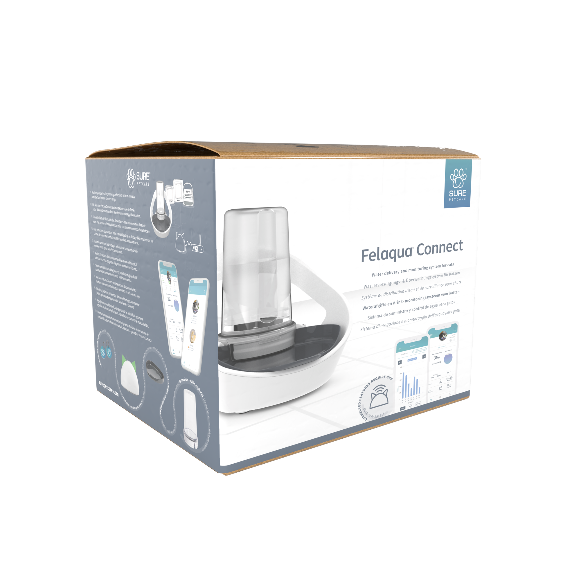 Sure Petcare Felaqua Connect slimme waterbak voor katten