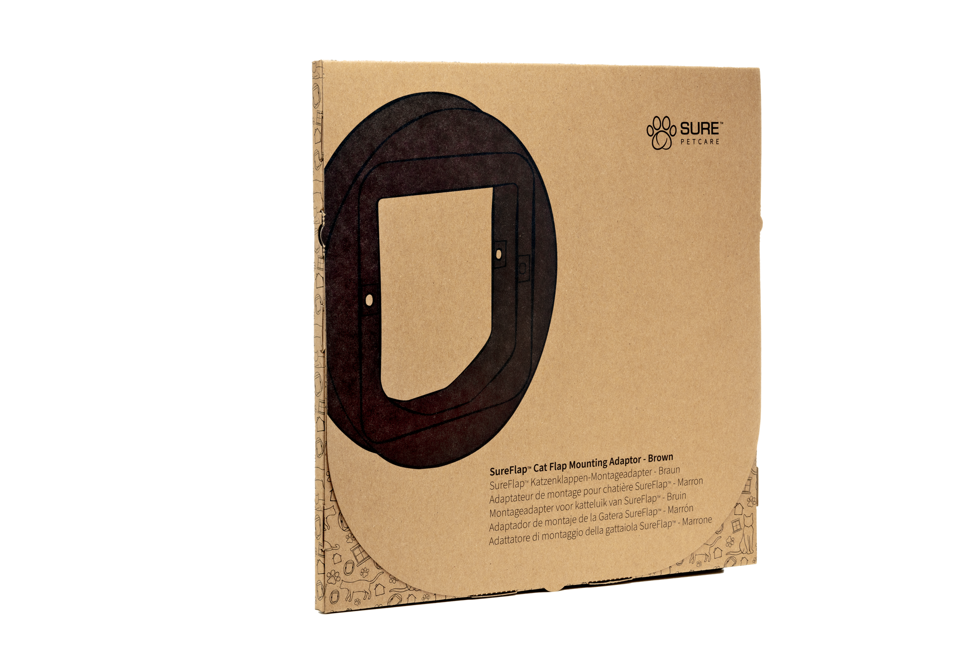 Sure Petcare SureFlap kattenluik montageadapter bruin