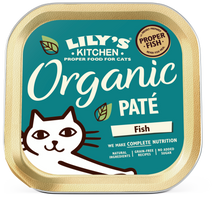Lily's Kitchen Organic Paté Vis in Kuipjes – Natvoer – 85 g