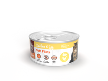 Hobby First Feline Blik Zachte Filets Kip & Ei – Nat Kattenvoer – 70 g