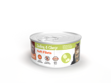 Hobby First Feline Blik Zachte Filets Kalkoen & Kaas – Nat Kattenvoer – 70 g