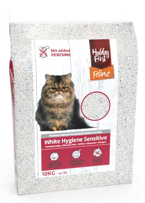 HobbyFirst Feline White Hygiene Sensitive – 12 L