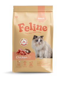 Hobby First Feline Adult Kip – Droog Kattenvoer – 4,5 kg