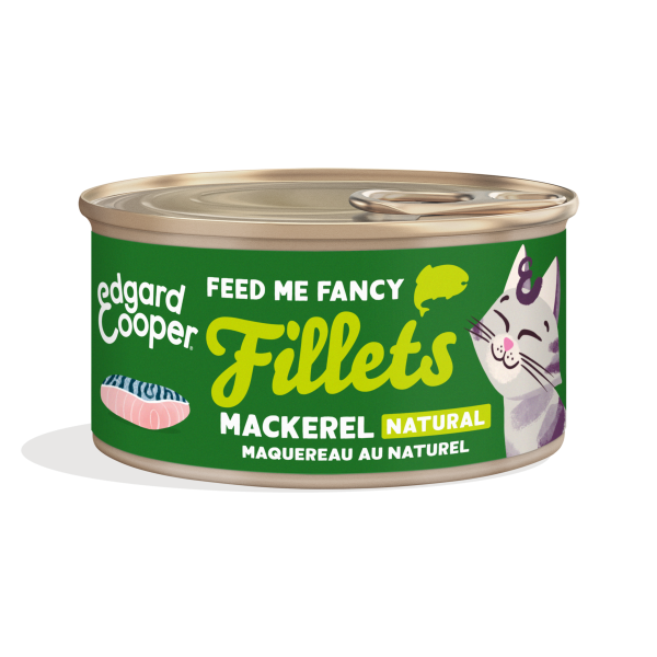 Edgard & Cooper Kat Filets Makreel – Nat Kattenvoer – 70 g