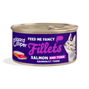 Edgard & Cooper Kat Filets Zalm & Tonijn – Nat Kattenvoer – 70 g
