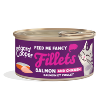 Edgard & Cooper Kat Filets Zalm & Kip – Nat Kattenvoer – 70 g