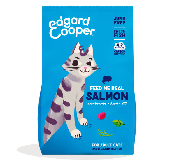 Edgard & Cooper Kat Adult Zalm – Droog Kattenvoer – 2 kg