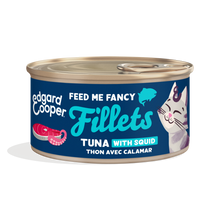 Edgard & Cooper Kat Filets Tonijn & Inktvis – Nat Kattenvoer – 70 g