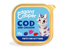 Edgard & Cooper Kat Kitten Paté Kabeljauw & Kip – Nat Kattenvoer – 85 g
