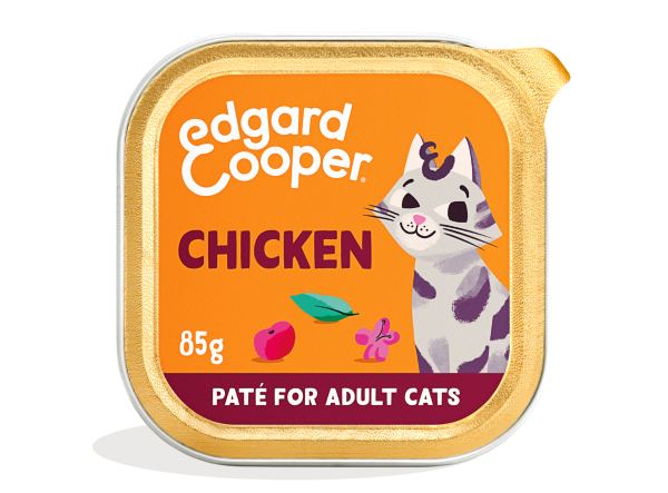Edgard & Cooper Kat Adult Paté Kip – Nat Kattenvoer – 85 g