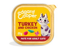 Edgard & Cooper Kat Adult Paté Kalkoen & Kip – Nat Kattenvoer – 85 g