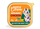 Edgard & Cooper Kat Adult Paté Biologisch Kip – Nat Kattenvoer – 85 g