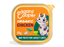 Edgard & Cooper Kat Adult Paté Biologisch Kip – Nat Kattenvoer – 85 g