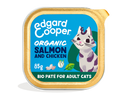 Edgard & Cooper Kat Adult Paté Biologisch Zalm & Kip – Nat Kattenvoer – 85 g