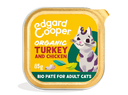 Edgard & Cooper Kat Adult Paté Biologisch Kalkoen – Nat Kattenvoer – 85 g