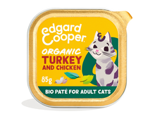 Edgard & Cooper Kat Adult Paté Biologisch Kalkoen – Nat Kattenvoer – 85 g