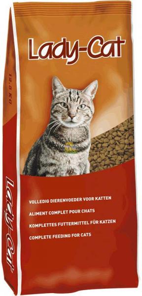 Lady-Cat Original droog kattenvoer 12,5 kg verpakking voorkant