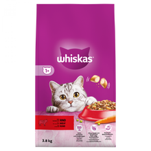 Whiskas 1+ Adult Rund 3,8kg verpakking droog kattenvoer